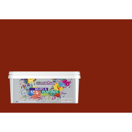 Peinture murale Salsa Bordeaux DECOHOM S  4550-Y70R